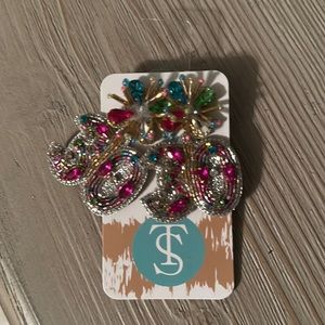 Beaded 30th Birthday Earrings